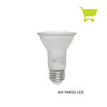 6 watt par 20 l e d light bulb