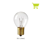 s eleven incandescent clear light bulb