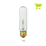 t ten incandescent light bulb