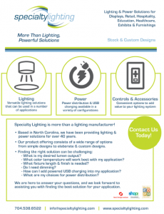 Featured Products | Lighting & Power Distribution