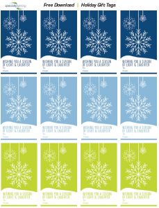 Holiday Tags | Free Download